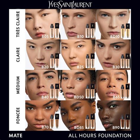 ysl sephora foundation|ysl all hours foundation shades.